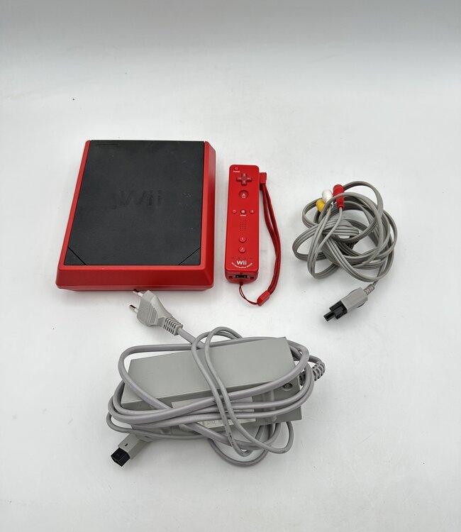 Nintendo Wii Mini Rood Console Set Origineel