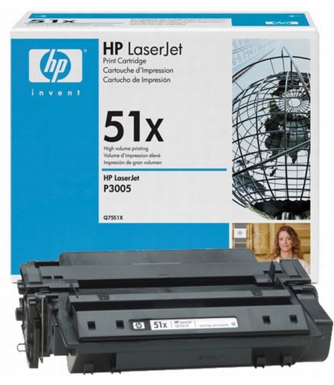 HP 51x (Q7551X) zwart | LaserJet | Tonercartridge
