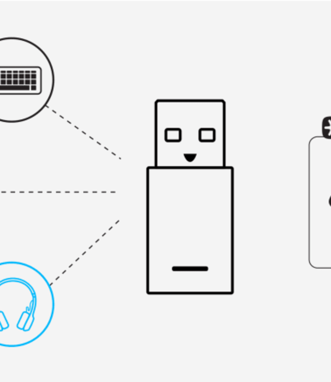 Logitech Unifying en Audio Ontvanger - 881-000413