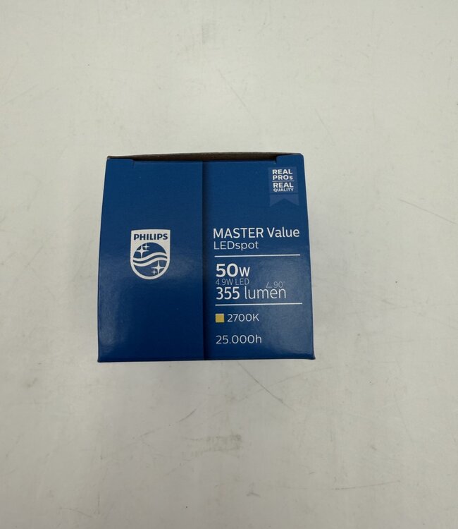 Philips MASTER LEDspot GU10 Dimbaar 4.9 Watt 355 Lumen