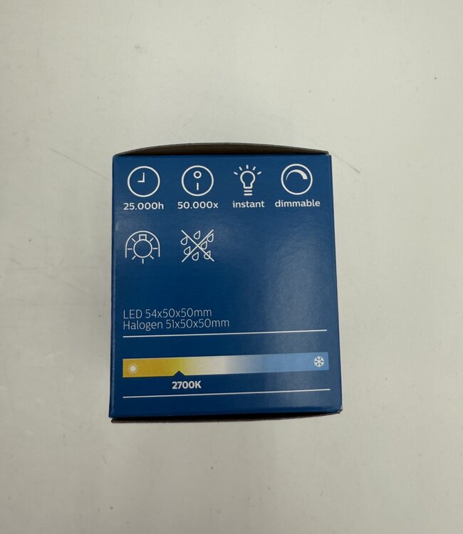 Philips MASTER LEDspot GU10 Dimbaar 4.9 Watt 355 Lumen