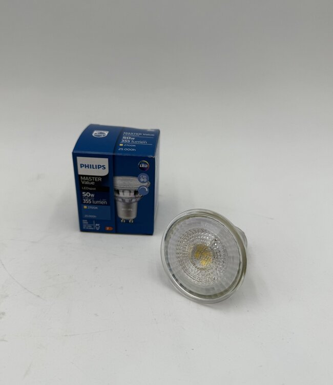 Philips MASTER LEDspot GU10 Dimbaar 4.9 Watt 355 Lumen