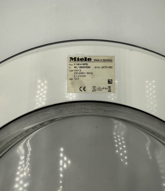 Miele Meteor Wasmachine Deur Miele V1814 WPS