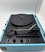 Retro Platenspeler 3-in-1 In Koffer Blauw