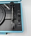 Retro Platenspeler 3-in-1 In Koffer Blauw