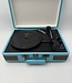 Retro Platenspeler 3-in-1 In Koffer Blauw