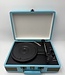 Retro Platenspeler 3-in-1 In Koffer Blauw
