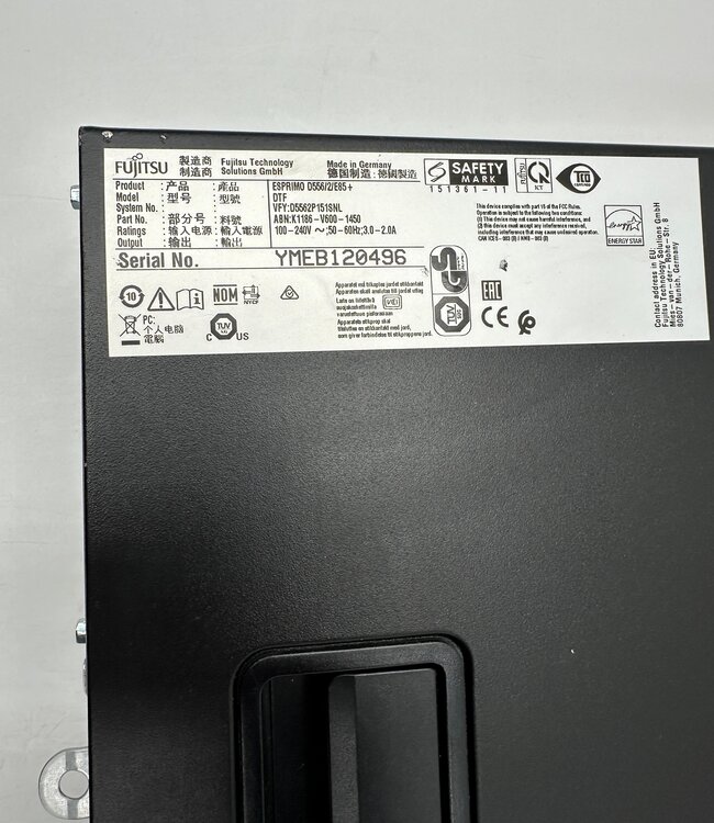 Fujitsu Esprimo -  D556 SFF - i5-7400