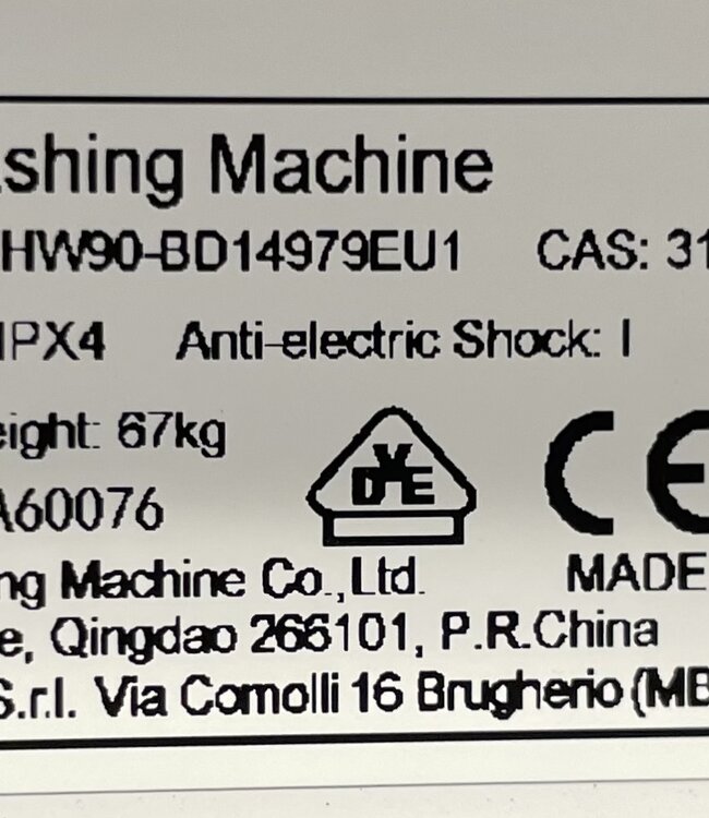 Haier I-ProSeries 7 Wasmachine (HW90-BD14979EU1) 9 kg