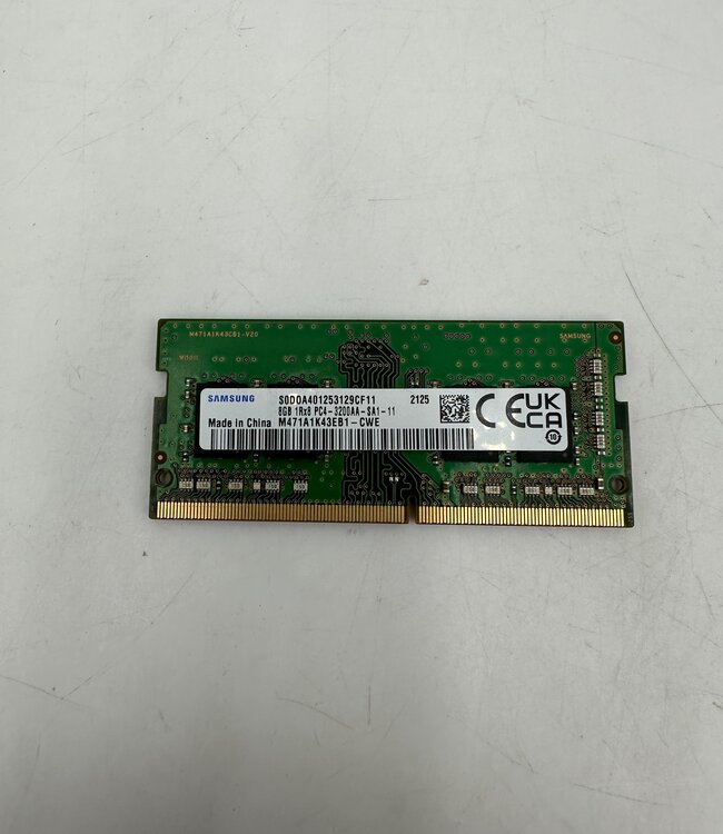 8 GB | 1Rx8 PC4-3200AA | 3200 MHz | Laptop RAM geheugen (SO-DIMM