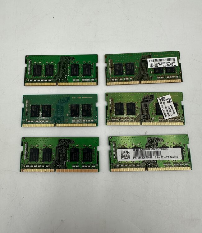 8 GB | 1Rx8 PC4 -3200AA | Laptop RAM geheugen (SO-DIMM)
