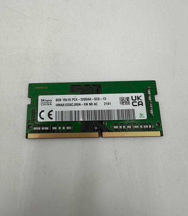 8 GB | 1Rx16 PC4 -3200AA | Laptop RAM geheugen (SO-DIMM)