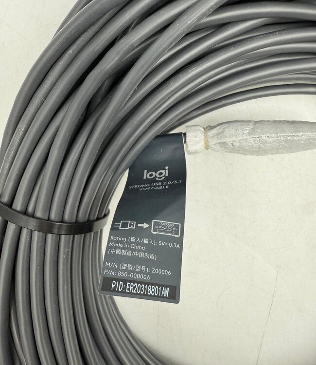 Logitech Strong USB 2.0/3.1 45m kabel