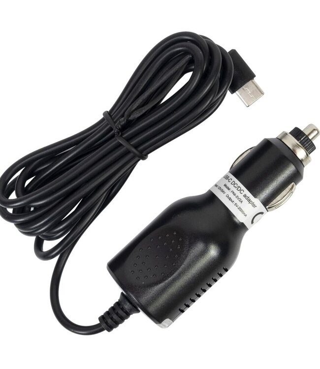 Auto oplader - USB C (12V/40V - 5V/2.5A)