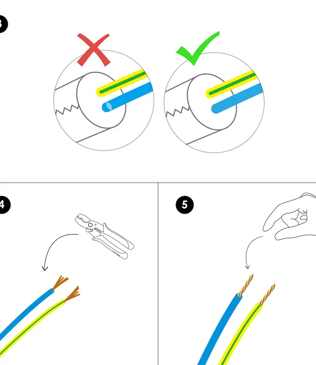 Home Sweet Home Strijkijzersnoer Hemelsblauw 3x 0.75 mm | 30 Meter