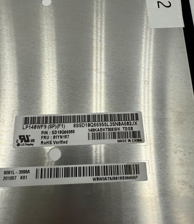 LCD laptop scherm LP140WF9 (SP)(F1) 14 inch
