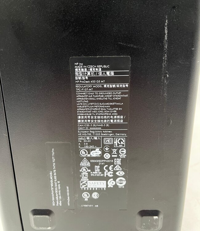 HP ProDesk 400 G5 Desktop MT | i7-8700