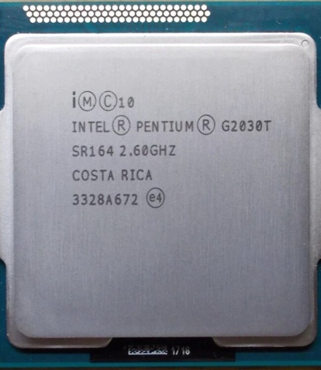 Processor Intel PENTIUM G2030T SR164