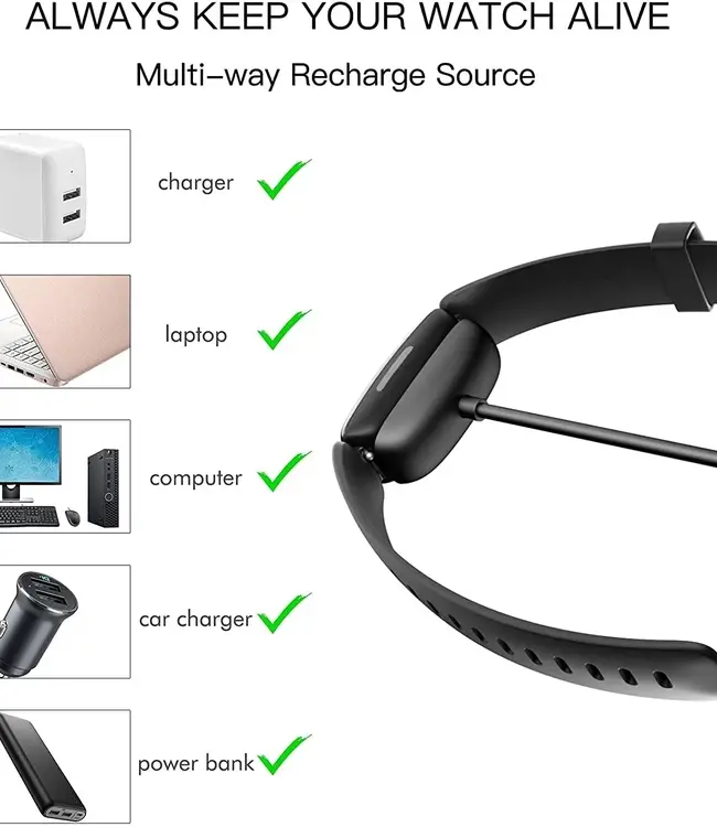 Fitbit Ace 3 Originele Oplaadkabel