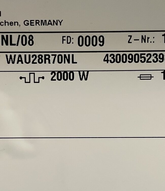 Bosch Serie 6 Wasmachine WAU28R70NL 9 kg