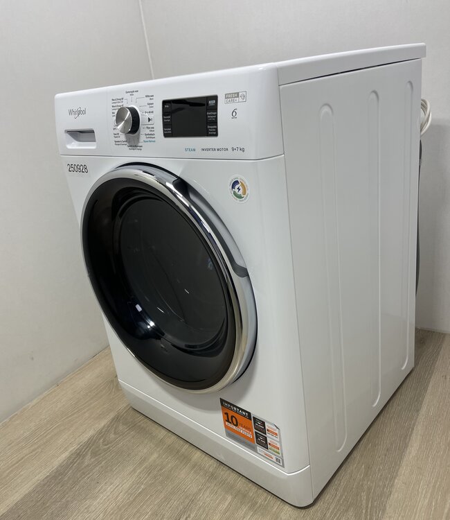 Whirlpool Was/droog Combinatie FFWDB 976258E BCV BE 9/7 kg