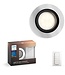 Philips Hue Philips HUE White ambiance inbouwspot Milliskin wit - Incl dimmer