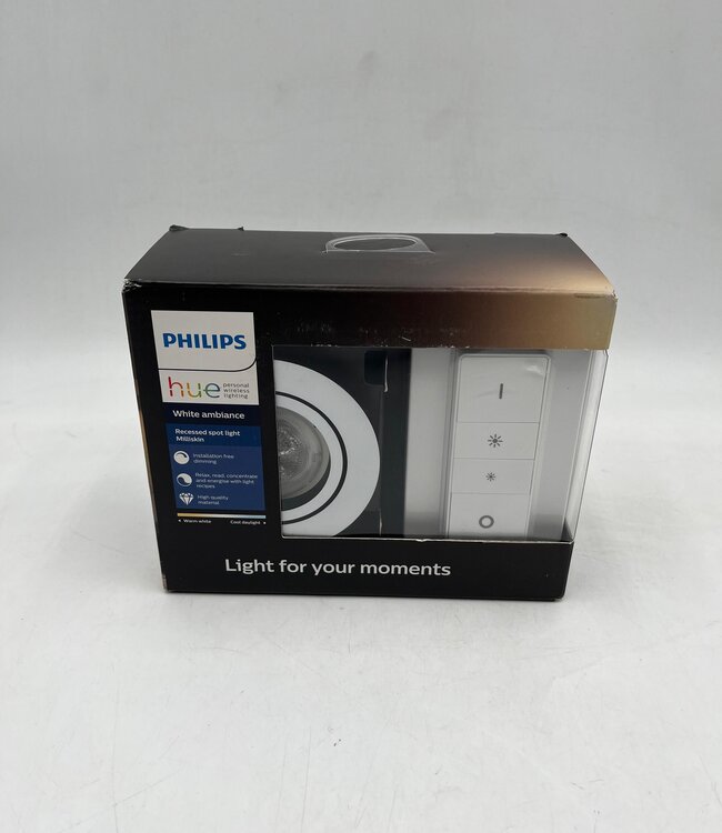 Philips HUE White ambiance inbouwspot Milliskin wit - Incl dimmer