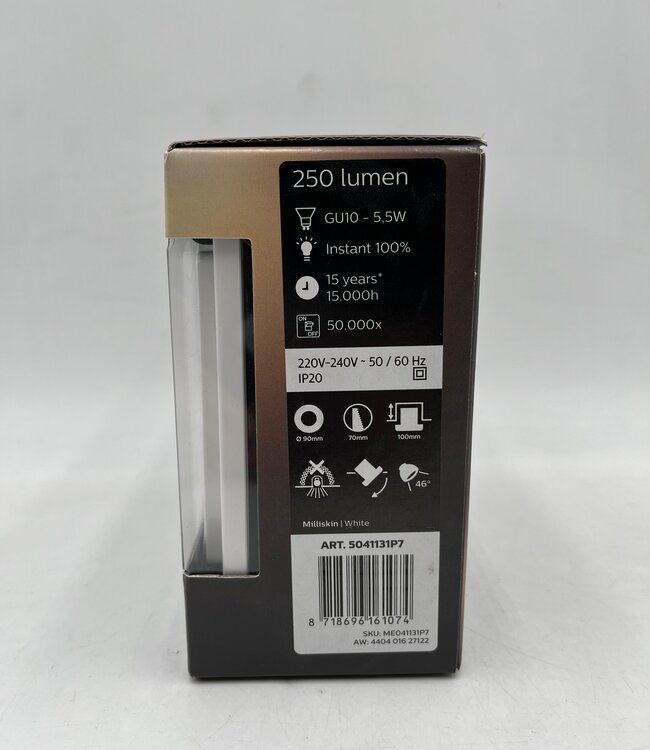 Philips HUE White ambiance inbouwspot Milliskin wit - Incl dimmer