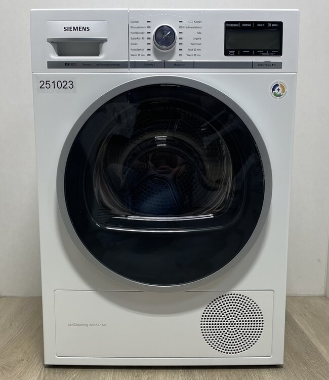 Siemens iQ800 Warmtepompdroger (WT47Y700NL) 8 kg