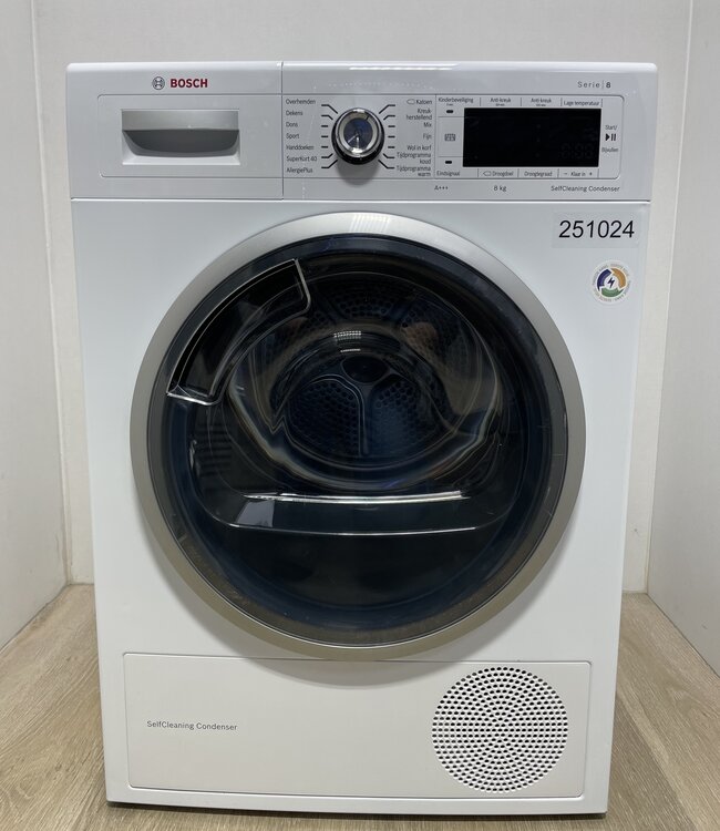Bosch Warmtepompdroger Serie 8 (WTW8759ENL) 8 kg