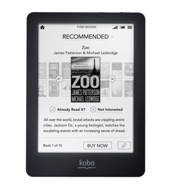 Rakuten Kobo Glo Zwart E-Reader