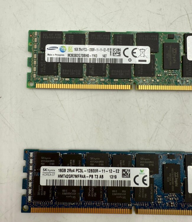 16 GB | 2Rx4 PC3L-12800R | Server RAM geheugen