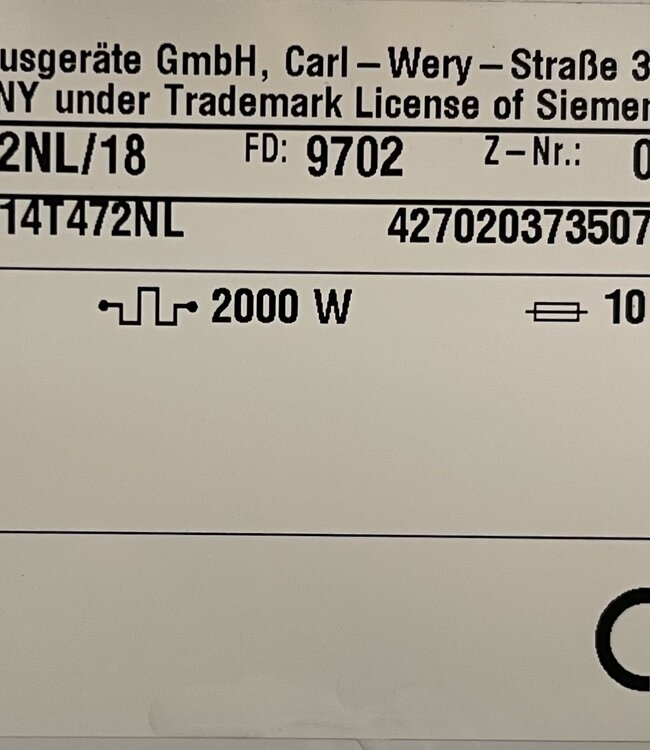 Siemens Wasmachine IQ500 iQdrive (WM14T462NL) 8 kg