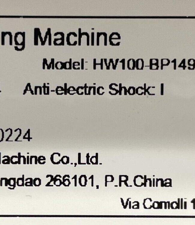 Haier I-Pro Series 1 Wasmachine (HW100-BP14929A) 10 kg