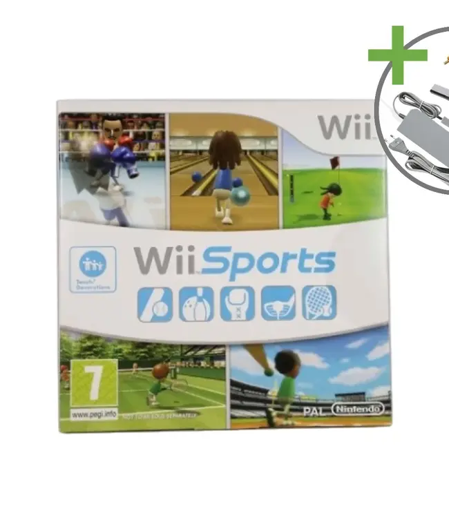 Nintendo Wii Starter Pack - Wii  Sports Edition Origineel