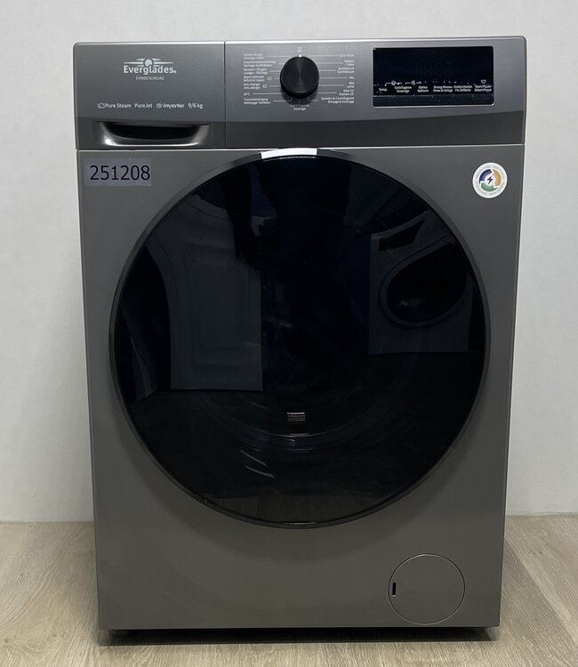 Everglades Was-droogcombinatie Pure-Steam (EVWDC91461AG) 9/6 kg