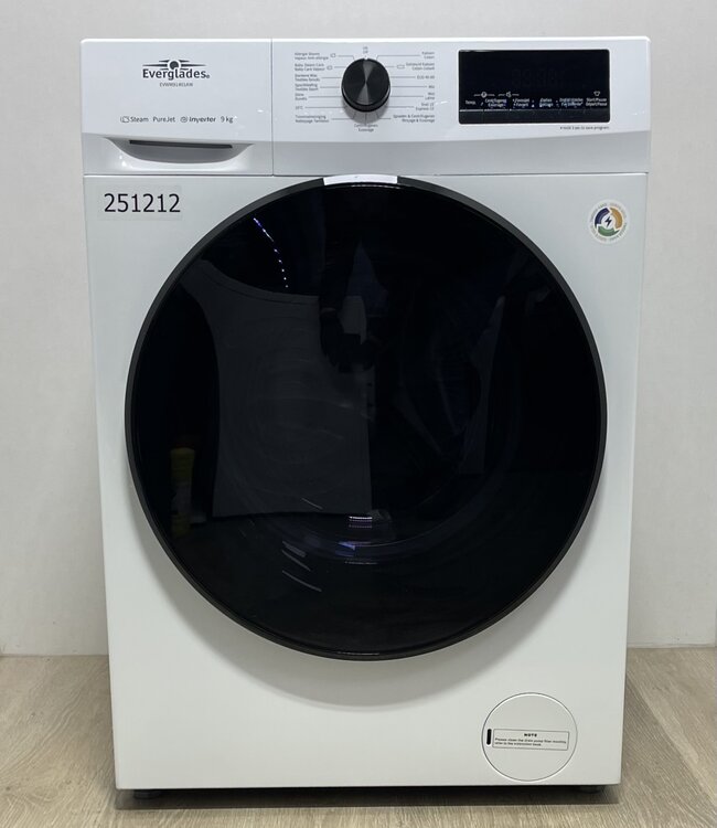 Everglades EVWM91401AW Wasmachine 2025 (9 KG)