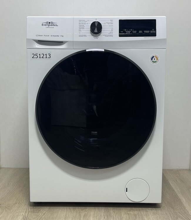 Everglades Steam Wasmachine (EVWM91401AW) 9 kg