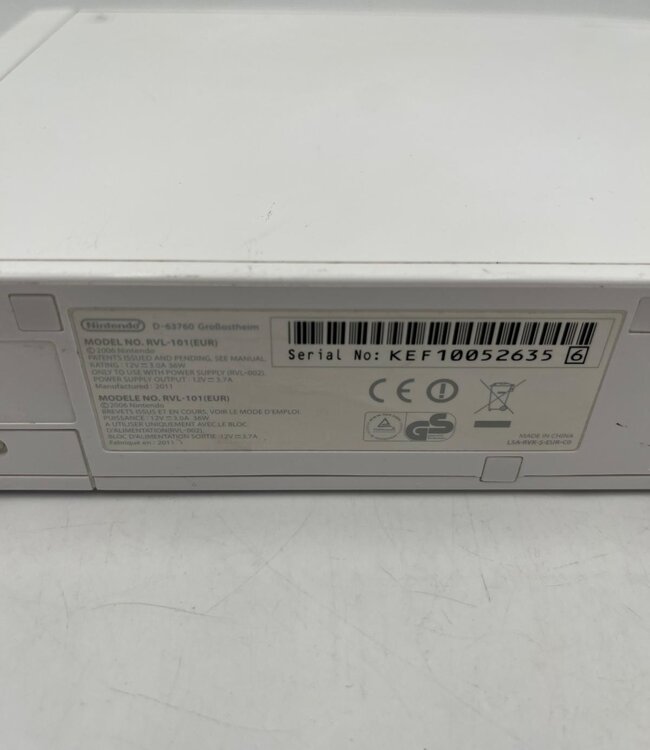 Nintendo Wii 2e Generatie Wit RVL-101 Losse Console