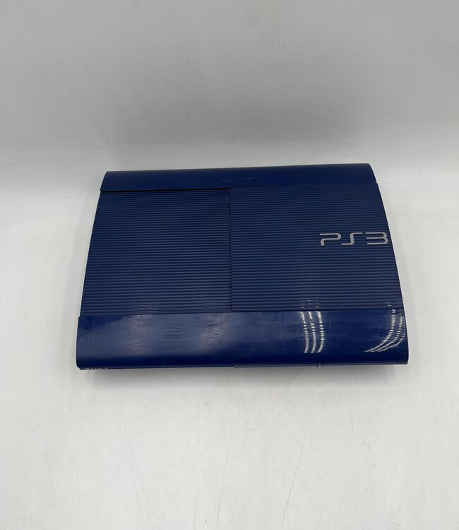 Sony Playstation 3 Super Slim Saphire Blue Losse Console Origineel 465 GB