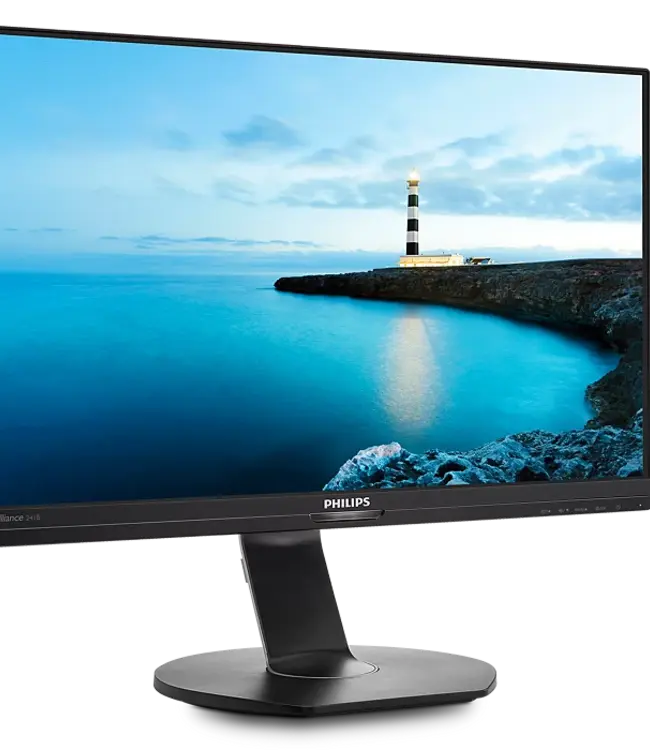 Philips 241B7QPJEB 24 inch Monitor Zwart