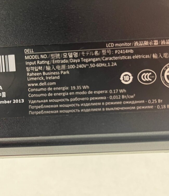 Dell P2414Hb 24 inch Monitor