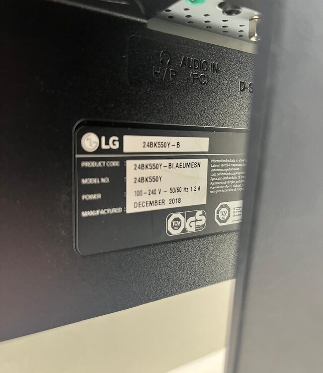 LG 24BK550Y-B 24 inch Monitor