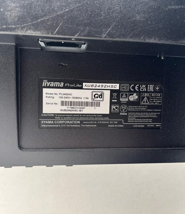 Iiyama ProLite XUB2492HSC-B1 24 inch Monitor