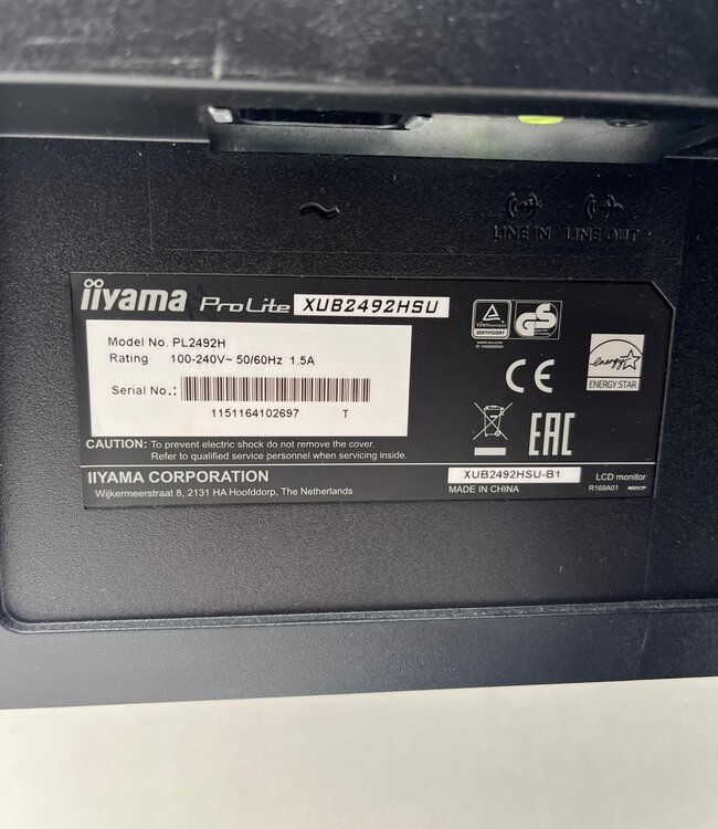 Iiyama ProLite XUB2492HSU-B1 24 inch Monitor