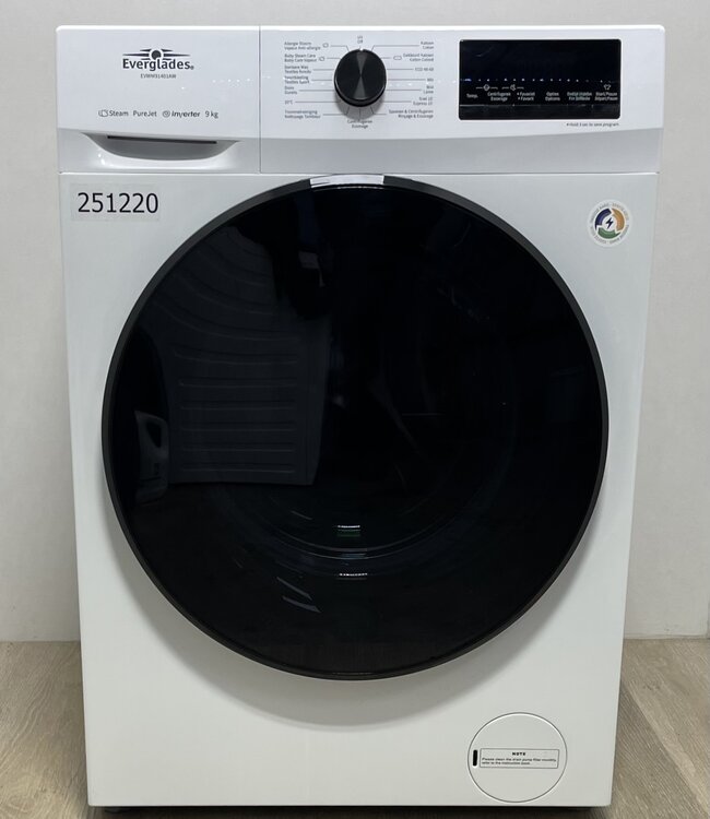 Everglades Steam Wasmachine (EVWM91401AW) 9 kg