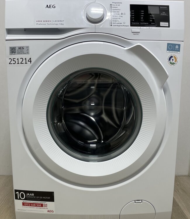 AEG Wasmachine ProSense 6000 Series (LF628600) 8 kg 2025