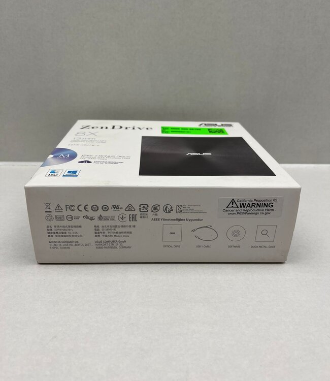 Asus SDRW-08U7M-U Ultra Slim USB zwart
