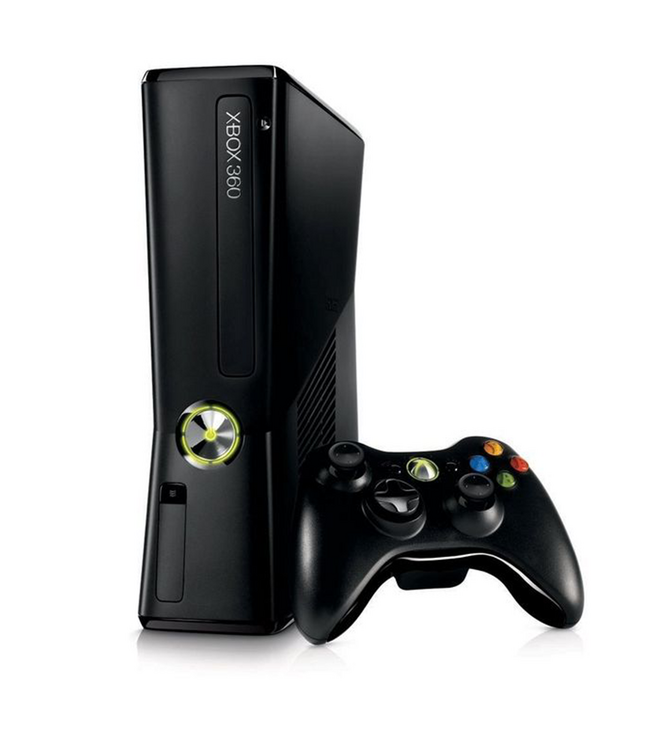 Xbox 360 Slim console set