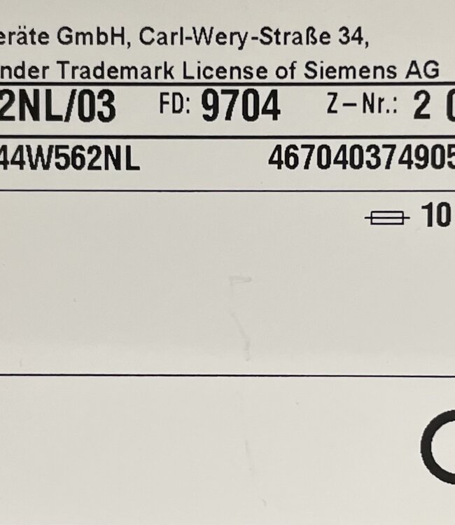 Siemens IQ700 Warmtepompdroger iSensoric (WT44W562NL) 9 kg